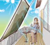 フチ付き遮光ネット 2×4