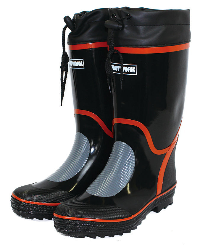 紳士カバー付長靴 黒 25.0 SS-0060